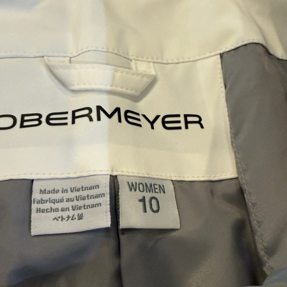 Obermeyer White Women's Ski Pants Size 10 - Picture 2 of 13